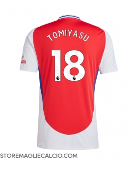 Arsenal Takehiro Tomiyasu #18 Maglia Gara Casa Repliche 2024-25